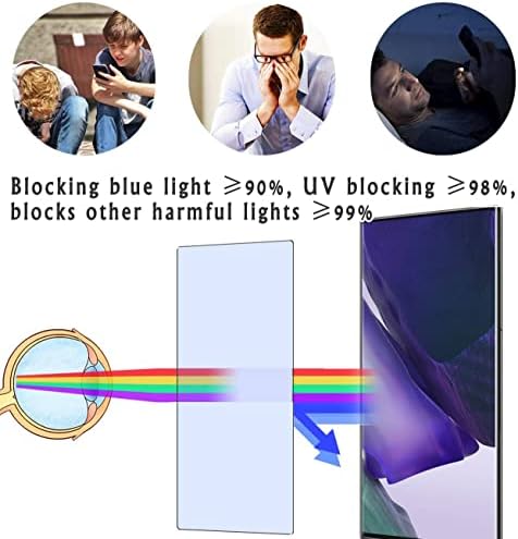 Vaxson 2-Pack Anti mavi ışık ekran Koruyucu ile uyumlu realme Pad Mini 8.7 Tablet TPU Film Koruyucular Sticker [Temperli