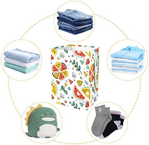 19.3 Bağlantısız çamaşır sepeti Kirli Giysiler Sepet Katlanabilir Ev Kreş Üniversite Daire Ofis Dikişsiz Karpuz