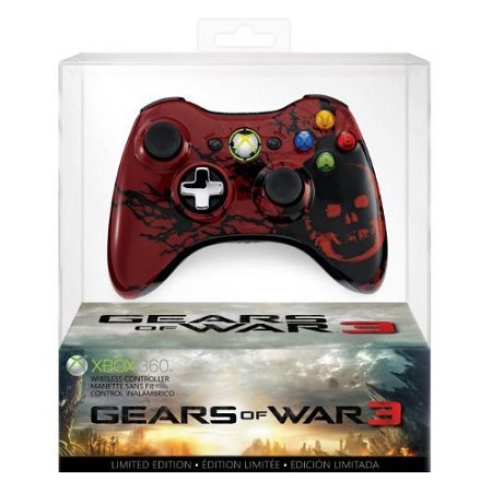 Gears of War 3 Sınırlı Sayıda Scorch 10 Modu Ayarlanabilir Hızlı Ateş Xbox 360 Denetleyici